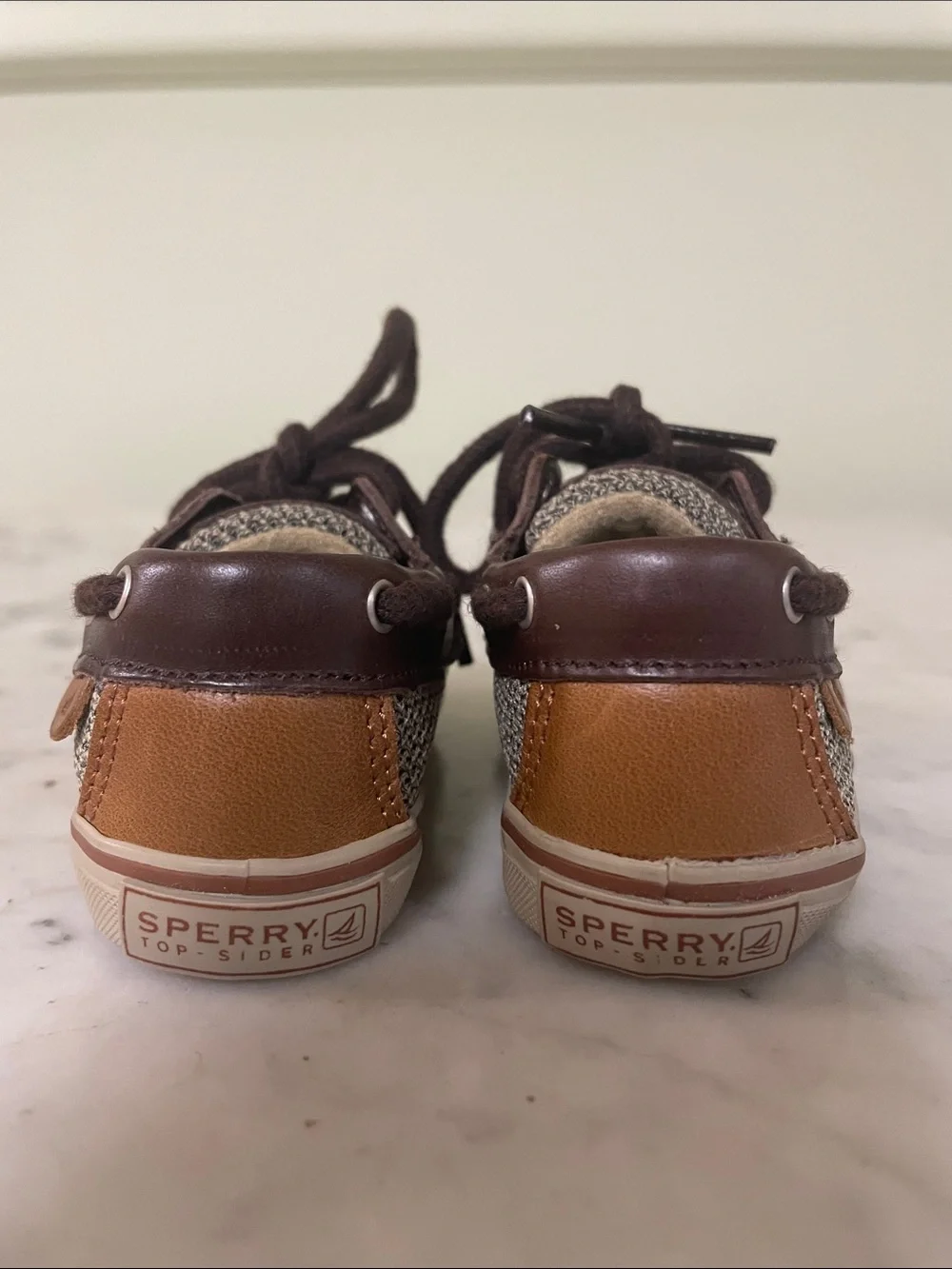 Sperry Bluefish Top Siders Crib Boat Shoes Infant Size 1M